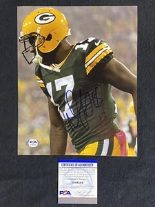 Davante Adams Green Bay Packers Autographed Signed Auto 8x10 Photo ~ PSA/DNA - Picture 1 of 4