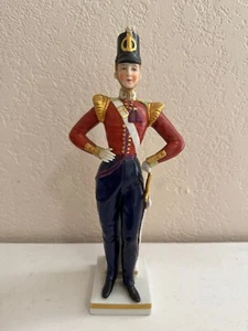 Vintage Antique Likely German Porcelain Military Soldier Figurine - Picture 1 of 19