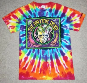 Men’s The Baitful Dead Tie Dye Size Small Grateful Dead ray troll 2008 - Picture 1 of 5