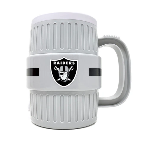 Party Animal NFL Las Vegas Raiders Unisex Water Cooler Mug, Team Color, 40 oz Cover