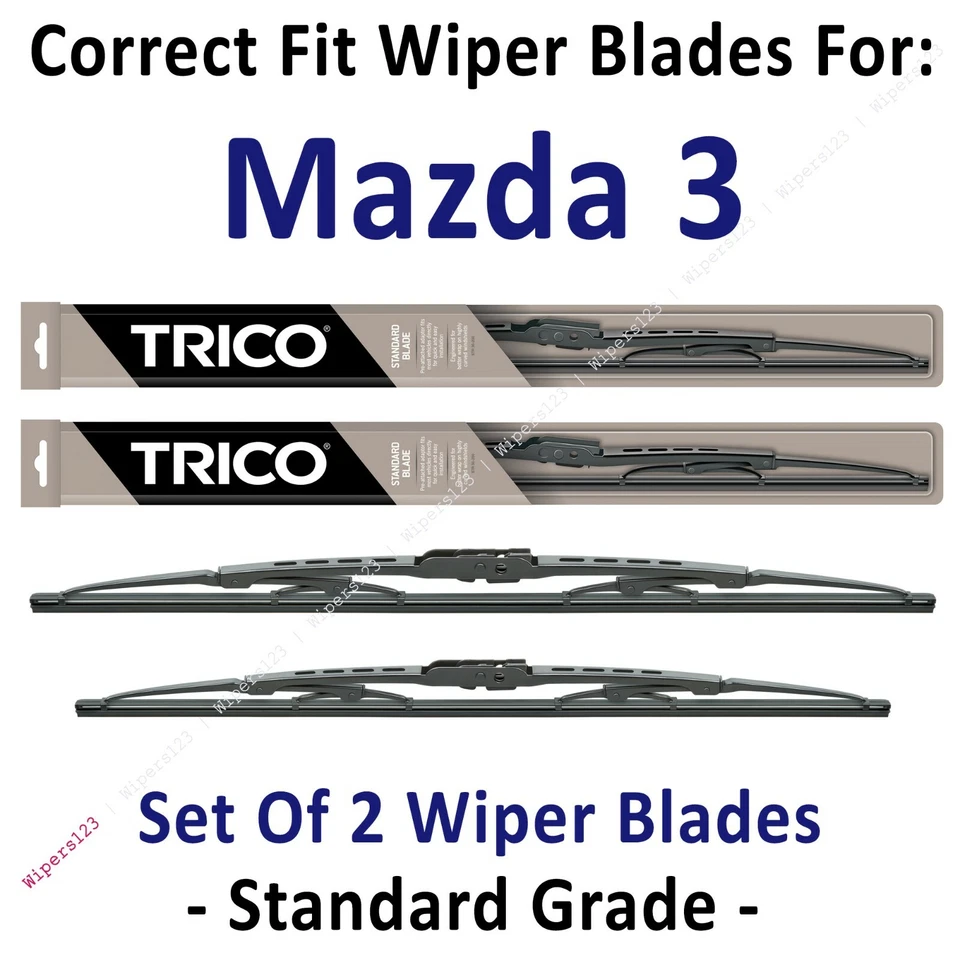 Mazda 2010-2013 3 escobillas limpiaparabrisas 2 paquetes limpiaparabrisas estándar - 30240/30190 Foto 1 de 1