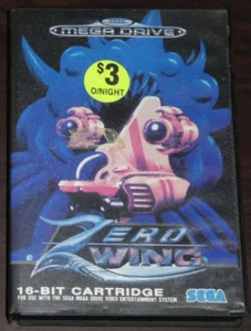 Sega Mega Drive. Zero Wing Ex-Rental (PAL AUS/EUR) - Bild 1 von 4