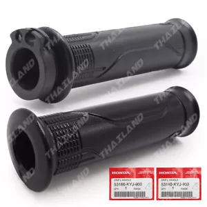 Grip Throttle Lh Rh Rubber Handlebar For Honda Grom MSX 125SF 125cc 2013 - 2022 - Foto 1 di 8