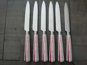 Coltello da tavola Quid Novi Monterey rosso #120201 6 pezzi NUOVO - Foto 1 di 3