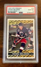 1993-94 OPC Premier Black Gold #20 Teemu Selanne PSA 10 Winnipeg Jets