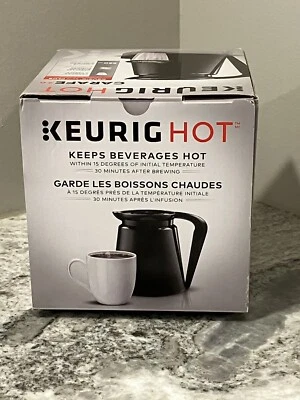 NUEVO EN CAJA Keurig Hot 2.0 Jarra Negra Keurig Plus Cafetera Olla Foto 1 de 4