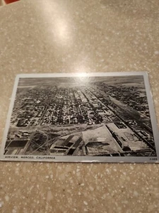  Vintage Postkarte Airview, Merced CA - Bild 1 von 2