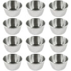 12 Pcs Stainless Steel Salad Dressing Container Mini Containers