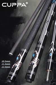 Taco de billar CUPPA 58" Capricon Carbon Energy 10,5/11,5/12,5 mm - Imagen 1 de 15