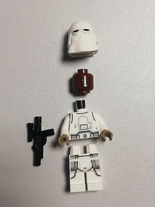 NEW Lego Minifigure Star Wars sw1180 Snowtrooper - Female with blaster - Zdjęcie 1 z 1
