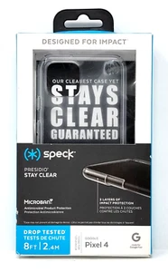 Speck Presidio Stay Clear Series Hybrid Case for Google Pixel 4 - Picture 1 of 1