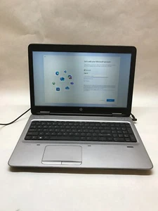 HP ProBook 650 G3 15" Intel Core i7-7600U 2.8GHz 8GB RAM 128GB SSD Windows 11 DW - Picture 1 of 8