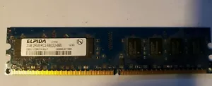 ELPIDA DDR2 2GB 2Rx8 PC2-6400S-666 Memory Ram - Picture 1 of 1
