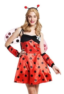 Kostüm Damen Damenkostüm Frauen Marienkäfer Ladybug Flotter Käfer Gr. M/L W-0058 - Bild 1 von 6