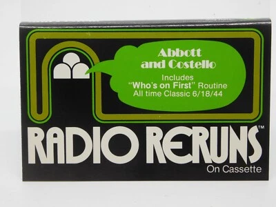 Cassette Radio Reruns Abbott and Costello The Shadow WC Fields - Image 1 of 4