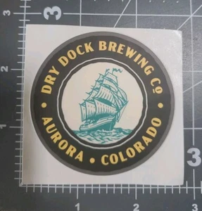 DRY DOCK Brewing Co Vinyl Sticker ~NEW! Craft Beer Brew Brewery Logo Decal~ - Picture 1 of 2