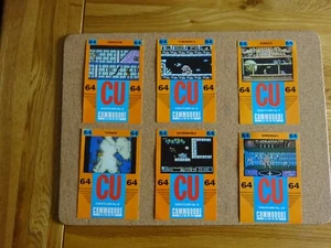 6 Commodore 64 User Cheatcards Nos 2, 5, 7, 8, 9, and 10. - Picture 1 of 1