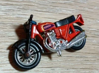 Vintage Matchbox Lesney # 18 Red HONDARORA Motorcycle 1974 EUC - Image 1 of 4