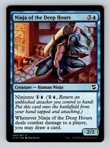 Ninja of the Deep Hours - Commander 2018 - Light Play - Magic The Gathering MTG - Picture 1 of 2