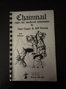 Chainmail Miniatures Rules 1979 (3ª edición) 7º) Gary Gygax TSR D&D EX 8001 (B) - Imagen 1 de 6