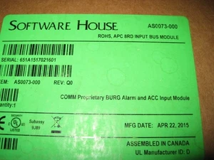 NEU Softwarehaus AS0073-000 ROHS, APC 8RD Eingang Bus Modul - Bild 1 von 2