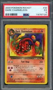 PSA 5 Dark Charmeleon (OC) Team Rocket 32/82 Pokemon Card B11 - Picture 1 of 2
