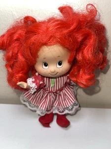 Vtg Sweet Scents Strawberry Small Red White Doll. No Smell Strawberry Shortcake - Picture 1 of 5