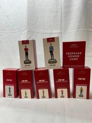HALLMARK KEEPSAKE ORNAMENTS STAR TREK STORYTELLERS  MIRROR MIRROR  SET Of 7 NIB - Image 1 of 4