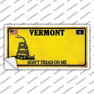 Vermont Don't Tread on Me Vinyl-Aufkleber Sticker - verschiedene Größen - Bild 1 von 1