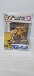 Funko POP Pokemon Alakazam #855 Vinyl Figure Box Damaged Nintendo Video Games  - Bild 1 von 8