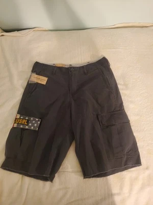 Polo Ralph Lauren Denim & Supply D.S. Pantalones cortos cargo USRL Distressed USA - 30 para hombre Foto 1 de 4