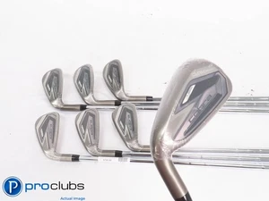 NEW Left Handed Cobra DARKSPEED 5-PW,GW IRON SET - KBS Stiff Flex Steel 443101 - Picture 1 of 6