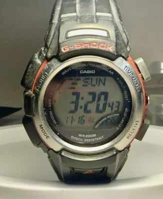 Genuine Casio G-SHOCK GW-300 Wave Ceptor Tough Solar Watch! UGLY! - image 1 of 4
