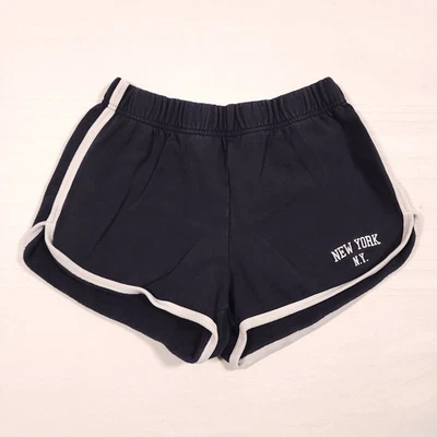 Pantalones Cortos Brandy Melville Para Mujer Pequeños Lisette NY Tiro Alto 2" Entrepierna Gimnasio Sudor Foto 1 de 4