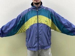 Vintage Puma Track Retro Jacke 90er 80er Größe 10 - Bild 1 von 12