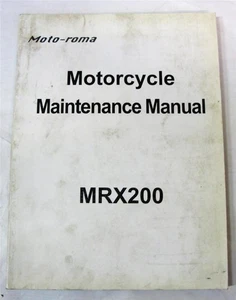 MOTO-ROMA MRX200 Illustrated Motorcycle Workshop Manual - Picture 1 of 6