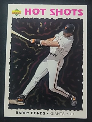 1993 UPPER DECK BARRY BONDS HOT SHOTS # 11 PRE-OWNED - Image 1 of 2