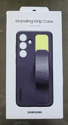 Funda Samsung Galaxy S24 - Empuñadura de pie, violeta oscuro - Caja abierta, nunca usada. Foto 1 de 4