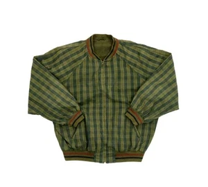 Vintage 90s Valentino check bomber jacket - Picture 1 of 6