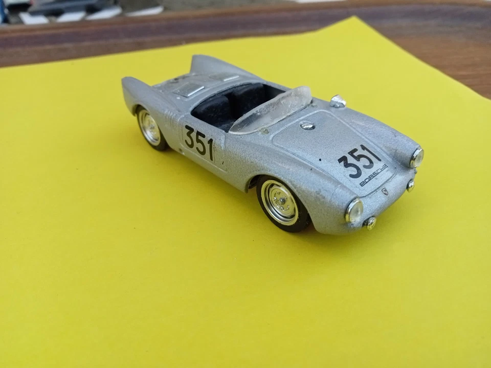 MILLE MILLES 1954 PORSCHE 550 N°351 BRUMM ECH:1/43 MADE IN ITALY SERIE LE MANS - Photo 1/4