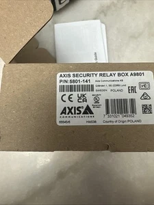 AXIS SECURITY RELAY Box A9801 P/N 5801-141 - Picture 1 of 3