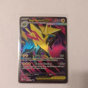 Mega Manectric EX 158/132 Full Art Ultra Rare Mega Evolution Englisch - Bild 1 von 2