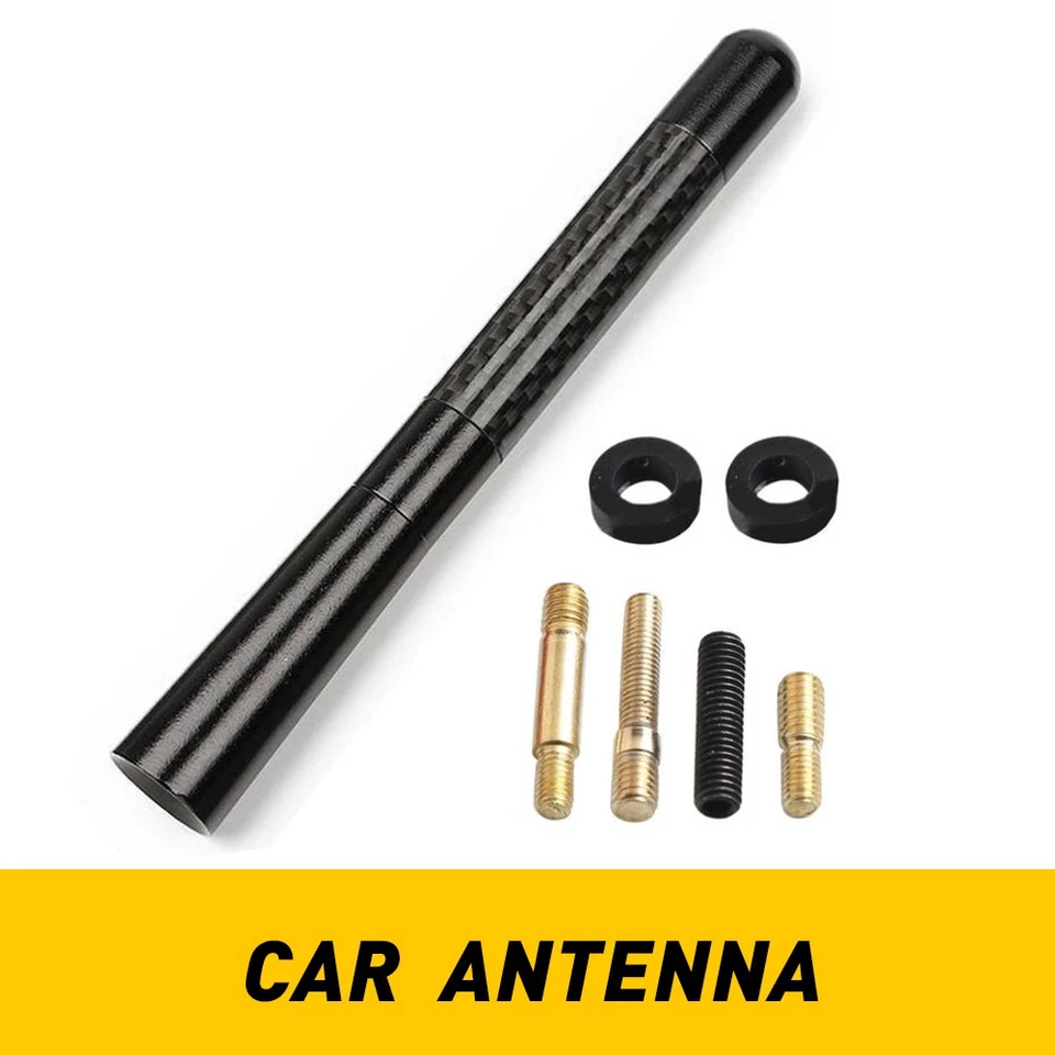 Antena de fibra de carbono de 7" negra para camionetas Ford F150/F250/F350/F450 Super Duty Foto 1 de 4