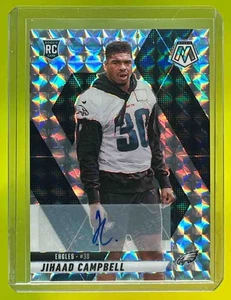 2025 Panini Mosaic Jihaad Campbell Rookie Auto #341 RC Eagles - Foto 1 di 2