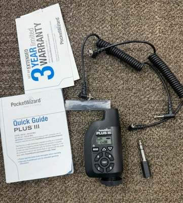 Pocket Wizard Plus III Transceiver Black P3-FCC 340.00-354.00 MHz - image 1 of 4