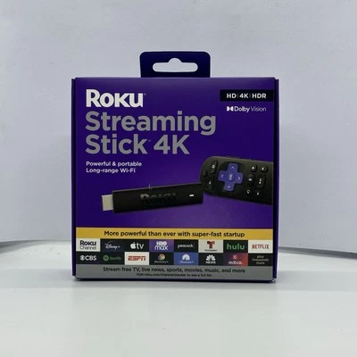 Roku Streaming Stick 4K/HDR/Dolby Vision Streaming Device with Roku Voice Remote - Image 1 of 4