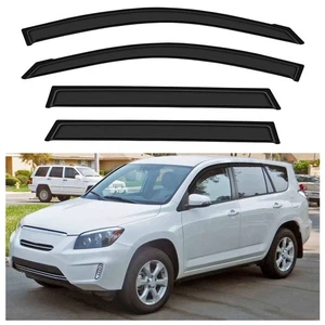For 2006-2012 Toyota Rav4 Window Visor Rain Vent Shade Guard Deflector Acrylic - Picture 1 of 13