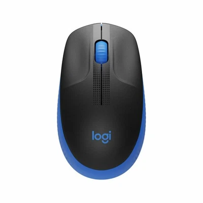 Drahtlose optische Maus Logitech 910-005907 Blau Schwarz/Blau - Bild 1 von 2