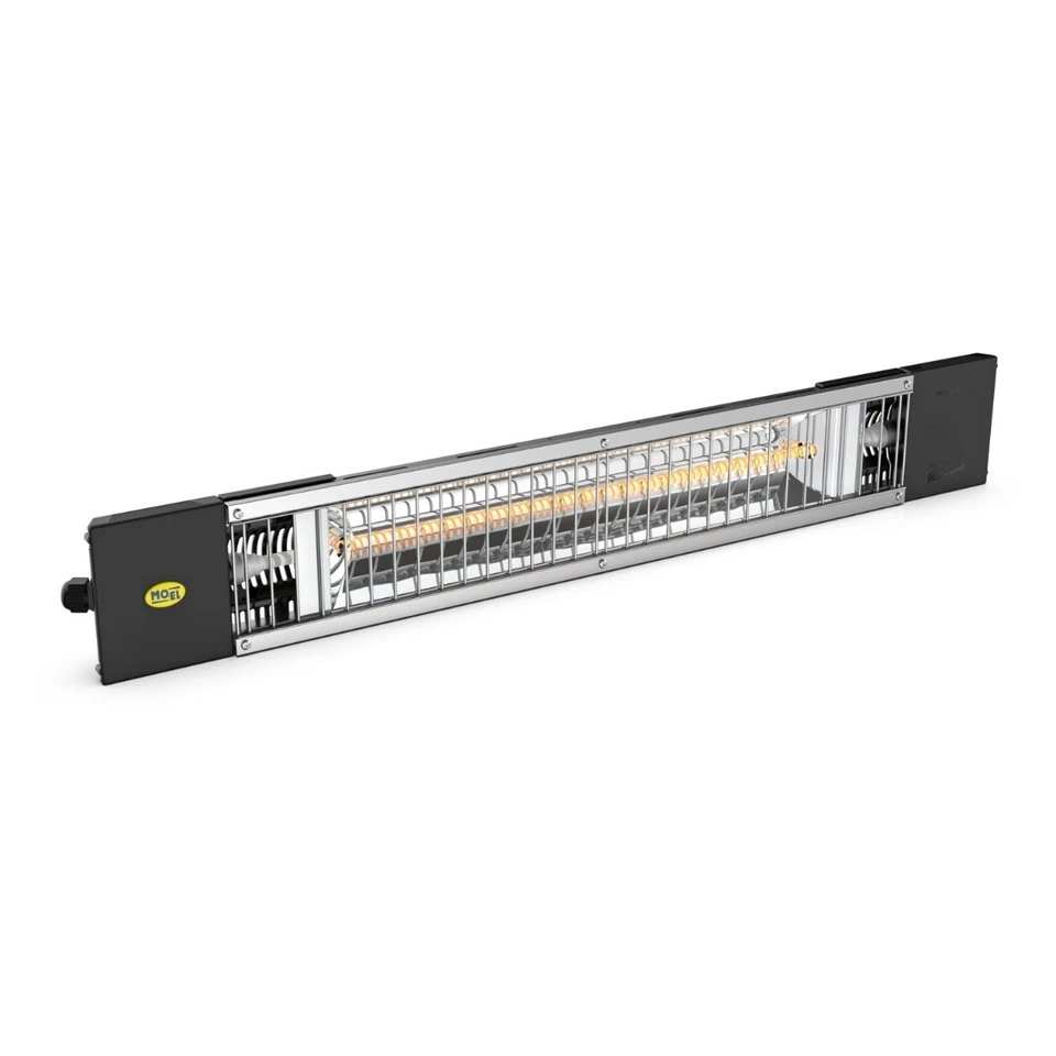 MO-EL IRIS 867NP Lampada Riscaldatore Infrarossi 1800 W con Spina e Supporto - Immagine 1 di 1