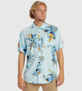 Billabong Sundays Shirt Mens XL Coastal Blue Short Sleeve Button Up Casual - Picture 1 of 10